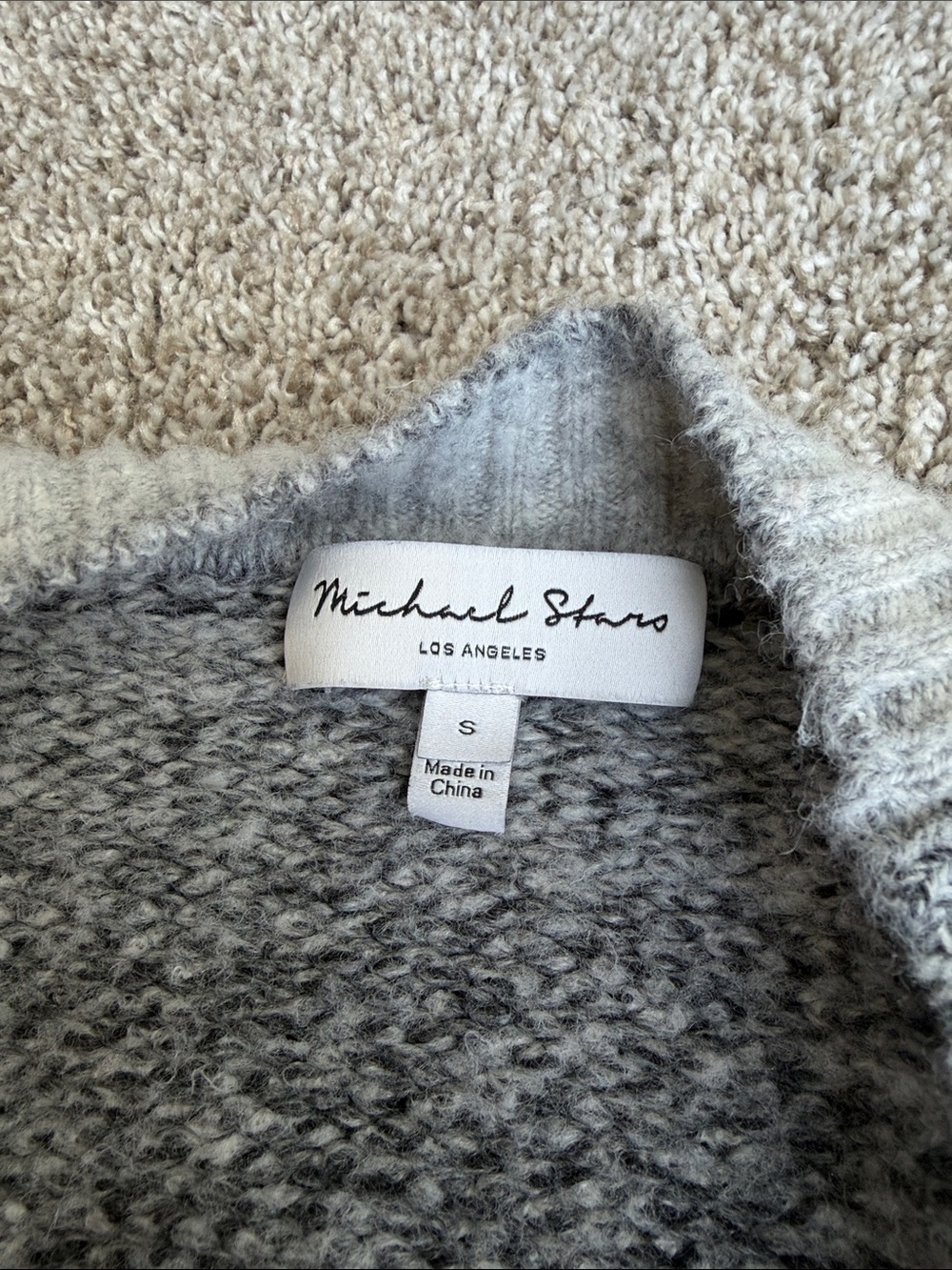 Michael Stars Gray Cardigan - Picture 3 of 3